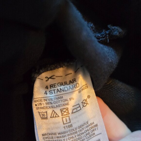 Womens Old Navy Maternity Pixie Side Panel Black Pants Size 4 - Picture 5 of 6